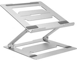 Laptop standaard - Verhoger - Max. gewicht: 5 kg - 11 t/m 17 inch - Zilver - Allteq