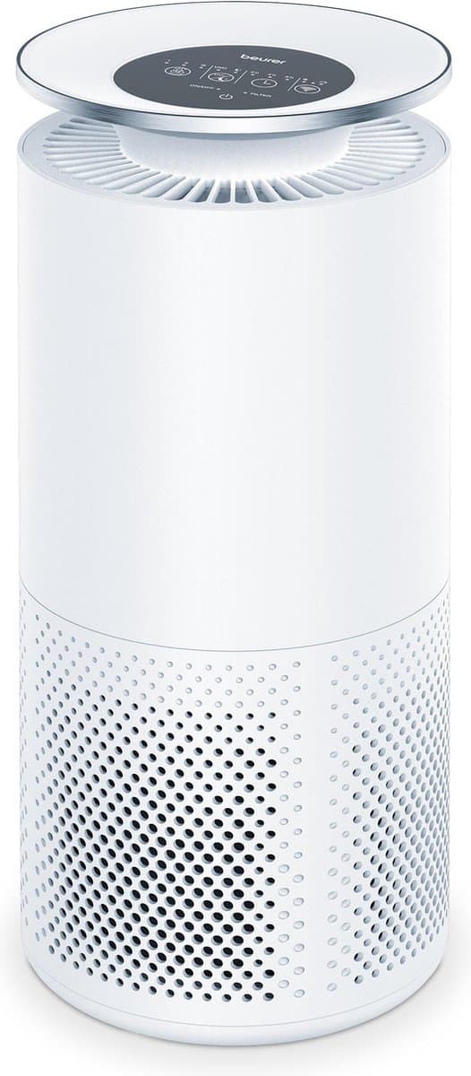 Beurer LR 400 Luchtreiniger – 3 x Filter: voorfilter + HEPA H13 filter + actief koolfilter - UV licht – Automatische stand - Nachtmodus – Turbo modus – Timer – 4 Standen - Tot 69 m² - 3 Jaar garantie - Wit — afbeelding 1