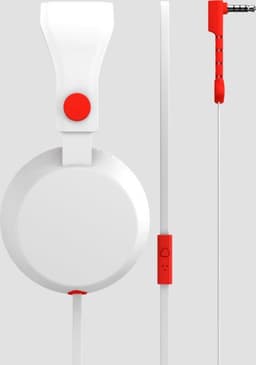 Coloud Knock - On-ear koptelefoon - Wit/Rood — thumbnail 2
