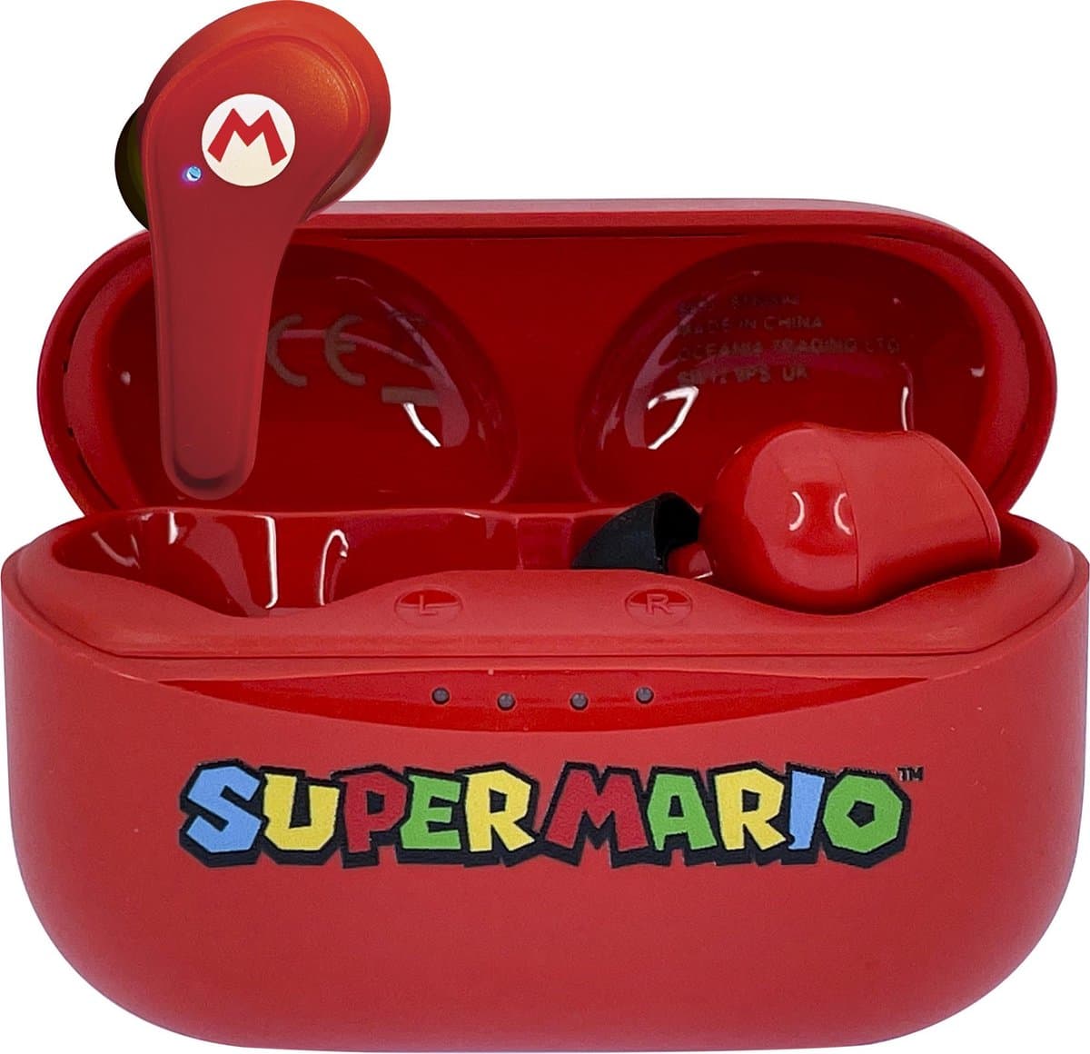 Super Mario draadloze oordopjes - met oplaaddoosje - aanraakbediening - extra oortips - TWS Bluetooth-oordopjes — afbeelding 1