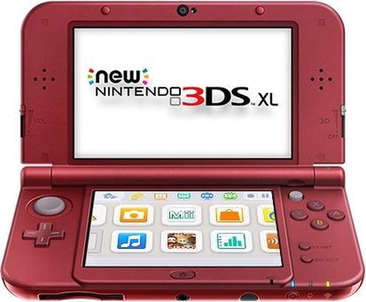 Nintendo New 3DS XL draagbare game console Rood 12,4 cm (4.88'') Wi-Fi — afbeelding 1