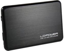 LC-POWER® LC-25BUB3 | Behuizing voor opslagstations | 2.5'' | Aluminium | Zwart