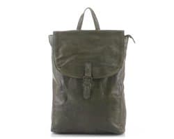 Bear Design Rox Leren Laptop Rugzak - Groen