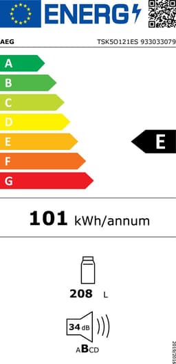 AEG TSK5O121ES Koelkast Inbouw 122.5 cm — thumbnail 4