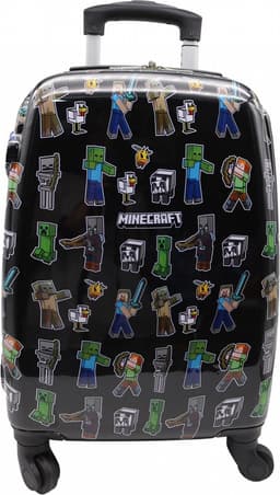 Minecraft | Harde Koffer / Kinder Koffer / Handbagage - Klein - Bedrukt / Small — thumbnail 1