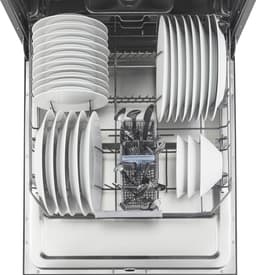Inventum VVW6060AB energiezuinige vaatwasser - 14 couverts - Verstelbare bovenkorf - Besteklade-Bestekmand - Stil: 42 dB - 9 programma’s - Deur opent automatisch - Startuitstel - Energielabel A - Vrijstaand - Matzwart — thumbnail 4
