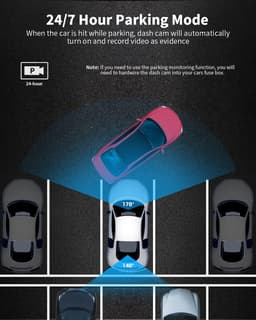Dual Dashcam - Dashcam Voor en Achter - Auto Camera Dashcam - Dashcam Auto - Dual Dashcam voor Auto — thumbnail 3