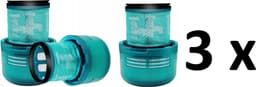 3 x wasbaar filter vervanging voor de DYSON V15 stofzuiger: Dyson V15 Dyson V15 Detect Absolute Dyson V15 Detect Absolute Extra Dyson V15 Detect Complete Extra — thumbnail 1