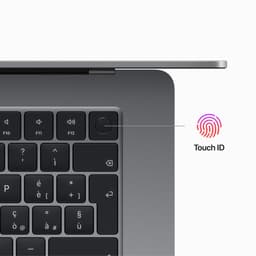 Apple Macbook Air (2023) MQKQ3N/A - 15 inch - M2 - 512 GB - Spacegrijs — thumbnail 5