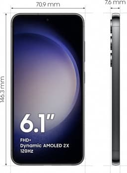 Samsung Galaxy S23 5G - 128GB - 8GB RAM - Zwart — thumbnail 8