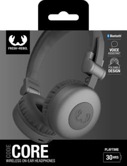 Fresh ‘n Rebel Code Core – Draadloze on-ear koptelefoon – Bluetooth - 30 uur Speeltijd - Zwart - Storm Grey — thumbnail 3