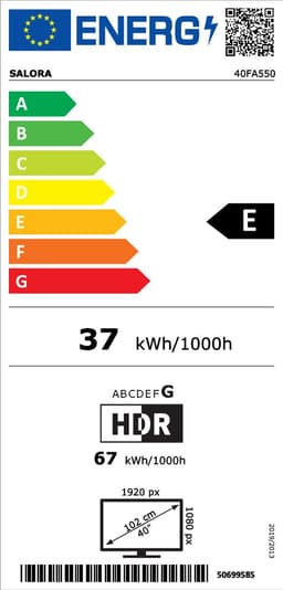 Salora 40FA550 Led televisie met Android smart TV en Chromecast — thumbnail 4