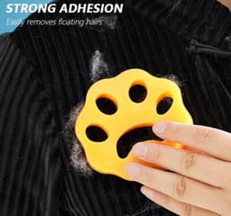 Siliconen Haarverwijderaars | Set van 6 stuks | Verwijder dierenharen of andere vezels van kleding en textiel | Oranje en Groen — thumbnail 5