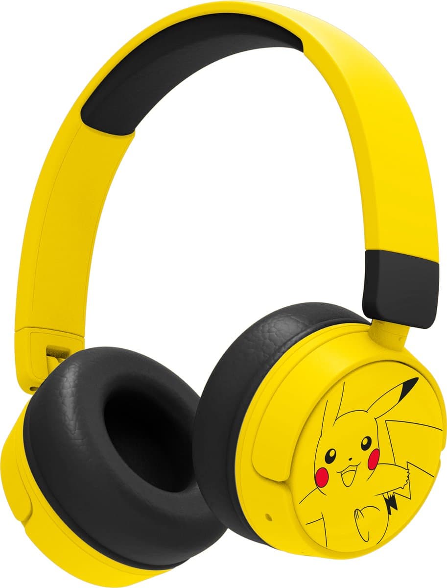 Pokémon - draadloze kinderkoptelefoon - volumebegrenzing - lange batterijduur - microfoon - opvouwbaar - bluetooth — afbeelding 1