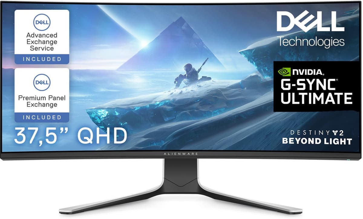 Alienware AW3821DW - Ultrawide Nano IPS Gaming Monitor - 144hz - 38 inch — afbeelding 1
