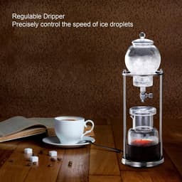 Glazen Filter Cold Brew Stand - 600 Ml Ice Coffee DIY Tower Pot — thumbnail 2