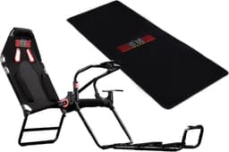 Next Level Racing - GT Lite Race Stoel + Floor Mat - Zwart — thumbnail 1