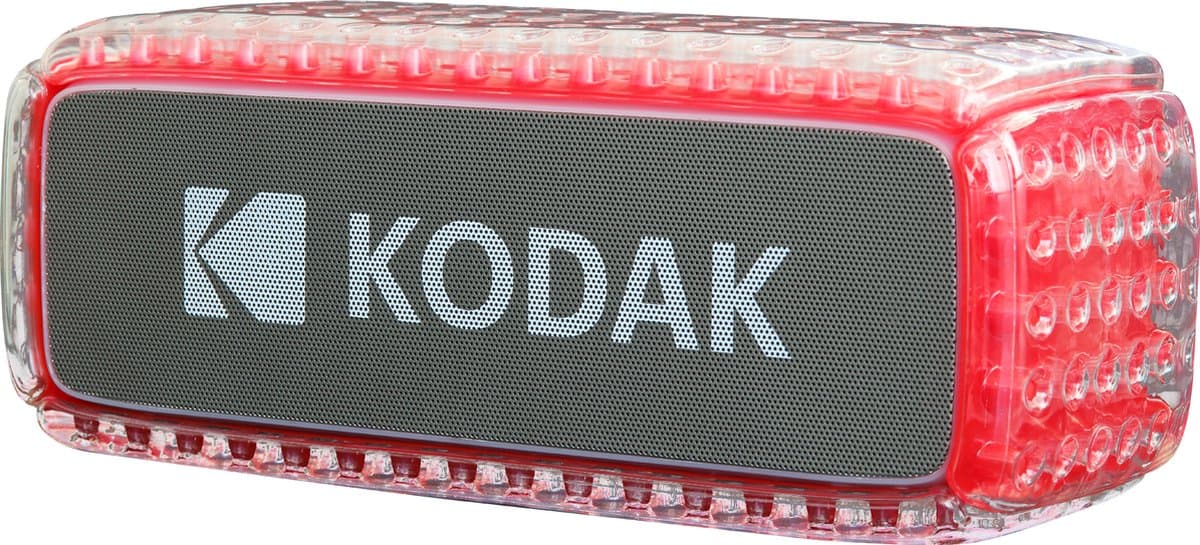 Kodak PWS-2237 - Luidspreker - voor draagbaar gebruik - draadloos - Bluetooth - 8 Watt - rood — afbeelding 1