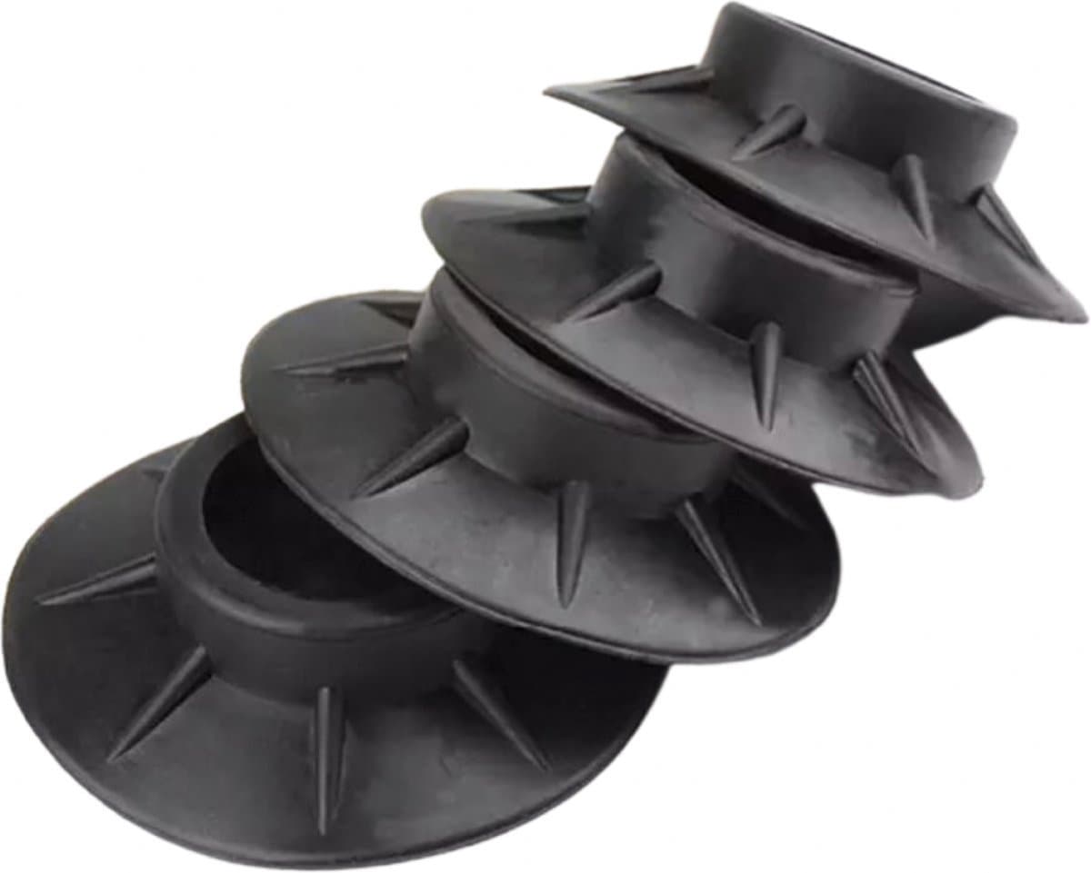 Jumada's - Trillingsdempers wasmachine – Set van 4 stuks – Extra dik - Voetjes wasmachine & droger - Wasmachine demper – Anti trillings pads — afbeelding 1