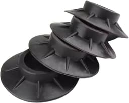Jumada's - Trillingsdempers wasmachine – Set van 4 stuks – Extra dik - Voetjes wasmachine & droger - Wasmachine demper – Anti trillings pads — thumbnail 1