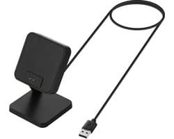 kwmobile USB-oplaadstandaard geschikt voor Xiaomi Redmi Watch 4 / Redmi Watch 5 / SmartBand 10 9 8 - Oplader voor smartwatch - In zwart