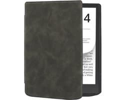 E-Reader Hoes Geschikt voor PocketBook InkPad 4 | Book Case met Sleep/Wake Functie | Kunstlederen Beschermhoes | Grijs