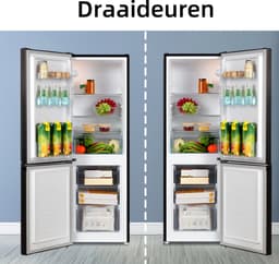 CHiQ FBM157L42 - Koel-vriescombinatie - 157 Liter - Low Frost - Hoogte 144 cm - 12 jaar garantie op compressor — thumbnail 3