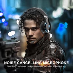 PHOINIKAS G2000 Max - 2.4GHz Draadloze Gaming Headset - met microfoon - Over-ear Koptelefoon - Nintendo Switch/PS4/PS5/PC - Zwart — thumbnail 5