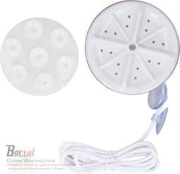 Borvat® - draagbare mini-turbo wasmachine - Kleine Wasmachine - Draagbare Wasmachine - Mini Wasmachine Met Centrifuge - Efficiënte en handige wasoplossing — thumbnail 13