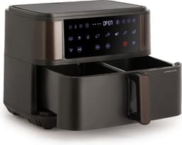 CREATE - Airfryer zonder olie 10 L met scheidingssysteem - 10 vooringestelde programma's - Zwart - AIR FRYER DUAL — thumbnail 3