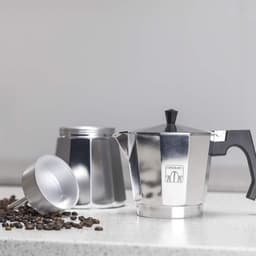Cecotec MokClassic 300, Moka Express, 0,15 l, Aluminium, Aluminium, 3 kopjes, Gemalen koffie — thumbnail 3