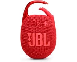 JBL Clip 5 - Draagbare Bluetooth Mini Speaker - Met Haak om te hangen - Draadloos Muziek Box - 12 uur - Waterbestendig - IP67 - Rood