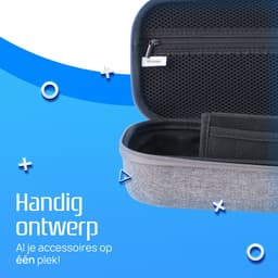 K&G Luxe Case Geschikt voor Playstation Portal / PS5 - Hard Case - Beschermhoes - Grijs — thumbnail 2