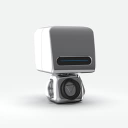 Mobility on Board, Draadloze Bluetooth Luidspreker Robot Model, Zilveren — thumbnail 1