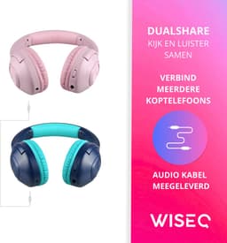 Kinder Gaming Headset met Uitneembare Microfoon - Compatibel met PS4/PS5/Xbox/Nintendo Switch/PC - Fortnite - Roblox - Roze — thumbnail 5