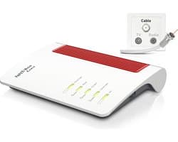 FRITZ!Box 6660 Kabel/COAX - Router - Mesh - WiFi Versterker - Dual-Band - AX WiFi 6 - 600 - 2400 Mbps