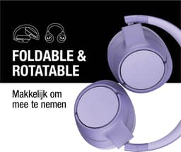 Fresh ‘n Rebel Clam Fuse – Draadloze Bluetooth Koptelefoon met Active Noise Cancelling - 45 uur Speelduur - Dreamy Lilac — thumbnail 4
