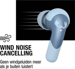 Fresh 'n Rebel Twins Ace – Draadloze Bluetooth Oordopjes met Active Noise Cancelling - IPX4 Waterdicht - 34 uur Speeltijd - Vivid Blue — thumbnail 4