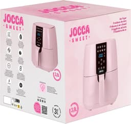 Jocca Sweet 2326P Airfryer - Heteluchtfriteuse - 3.8 Liter - 1450 Watt - Roze — thumbnail 6