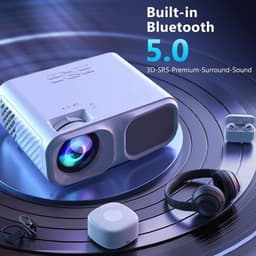 Projector - Beamer - Mini Beamer - 5G - bluetooth - Full HD — thumbnail 4
