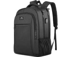 Travelhawk Rugzak - 28L - 15.6 inch - Laptop Rugzak - Rugzakken - Rugtas - Heren & Dames - Waterafstotend - Met USB Oplaadpoort