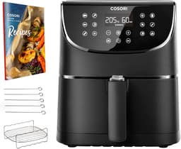 Cosori – Airfryer XL – 5.5L – 11 Programma’s – Inclusief Spiezenrek — thumbnail 2