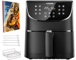 Cosori – Airfryer XL – 5.5L – 11 Programma’s – Inclusief Spiezenrek