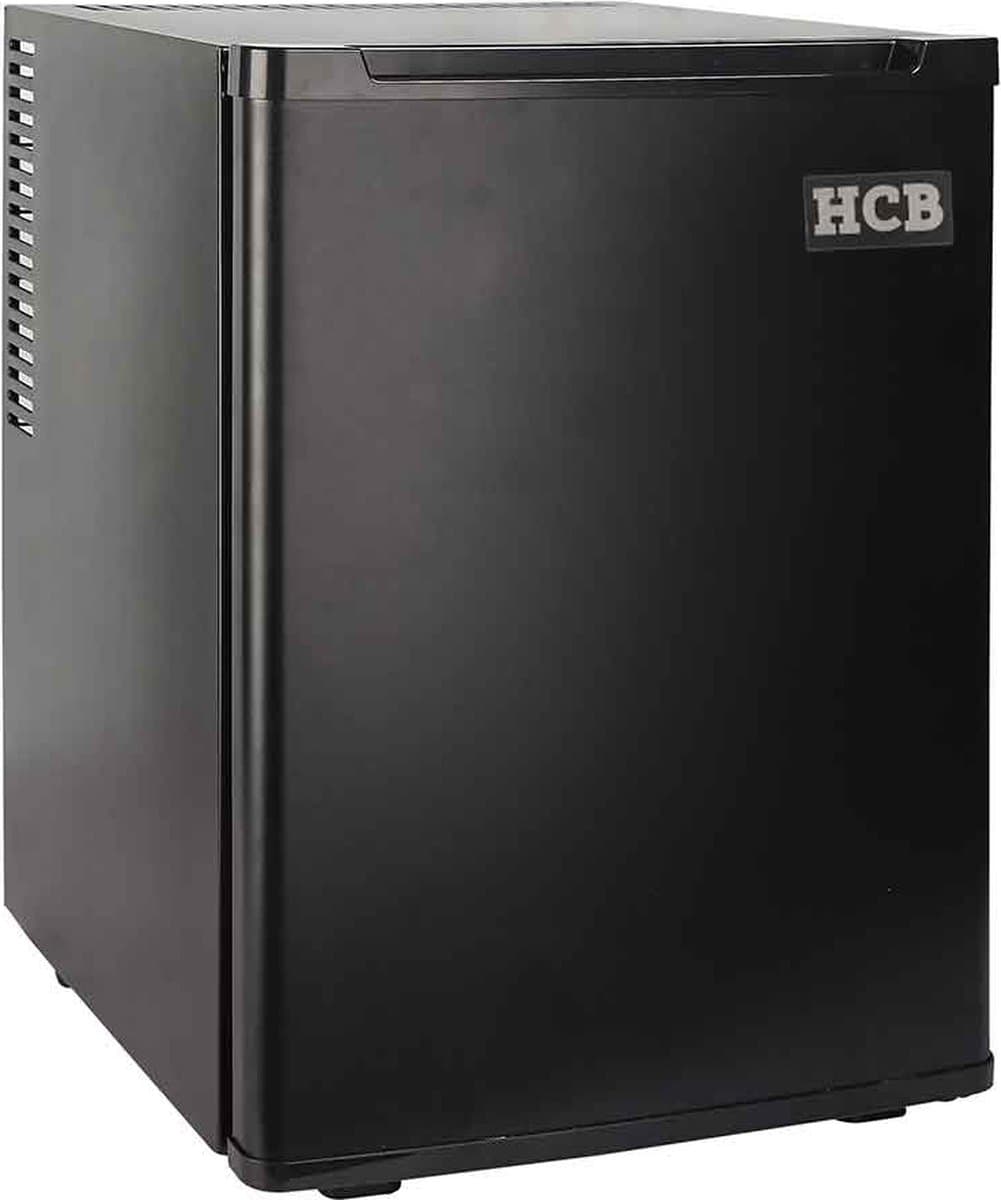 HCB® - Professionele Horeca Minibar koeling - 25 liter - 230V - Mini Koelkast - Kleine drankenkoelkast - Flessenkoelkast - Bier koelkast - tafelmodel - 39.5x38.5x48 cm (DxBxH) - 11 kg - Frigo - 1424 — afbeelding 1