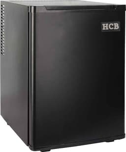 HCB® - Professionele Horeca Minibar koeling - 25 liter - 230V - Mini Koelkast - Kleine drankenkoelkast - Flessenkoelkast - Bier koelkast - tafelmodel - 39.5x38.5x48 cm (DxBxH) - 11 kg - Frigo - 1424 — thumbnail 1