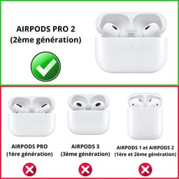 Hoesje geschikt voor Airpods Pro 2 - Schokbestendig siliconen Case Silicone - Transparant — thumbnail 2