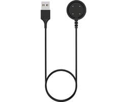 Bandz smartwatch oplader geschikt voor Polar Ignite / Ignite 2 / Grit X / Grit X Pro / Vantage M / M2 / M3 / Vantage V / V2 - USB-A oplader - Magnetische oplader - 100cm oplaadkabel met USB-A aansluiting (zwart)