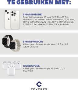 3 in 1 Magnetische docking station geschikt voor Apple iPhone / Apple Watch / AirPods - Oplader draadloos - iPhone Oplader met kabel - USB A naar USB C - Magneet - Magnetisch Oplaadstation telefoons - GSM lader Qi station - met adapter — thumbnail 2