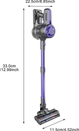 John Yarock Steelstofzuiger Draadloos - Zonder Zak - Op Accu - 4-in-1 - Op Batterij - 180W - Vacuum Cleaner - Draadloze stofzuiger — thumbnail 3