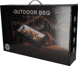 Norlander Outdoor BBQ met grill - 56 x 20 x 20 cm - Zwart — thumbnail 2